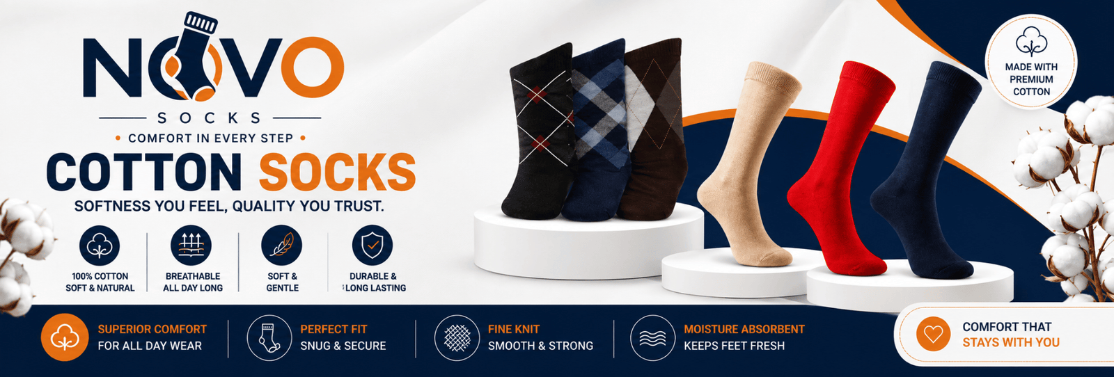 Novo Socks banner 5