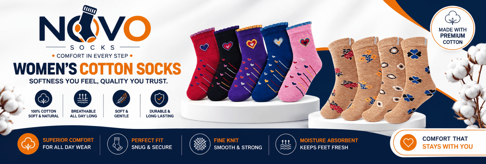 Novo Socks banner 2